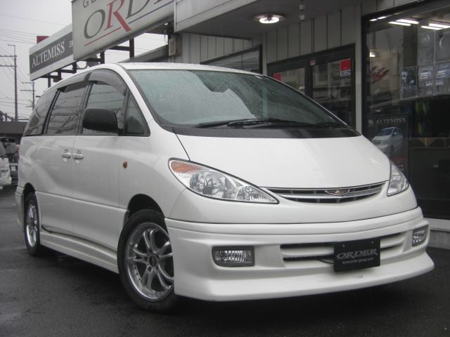 トヨタ エスティマ X ナビTV トップラインエアロ