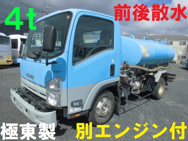 いすゞ エルフ 4t 散水車 サブエンジン付き 前後散水 応談 平成23年 11年 福岡県 中古車 価格 Com