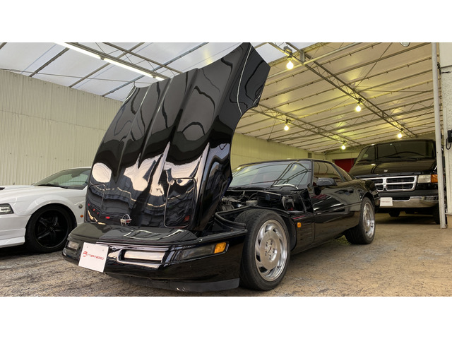 シボレー コルベット 5.7 ディーラー車 40周年 赤革 398.0万円