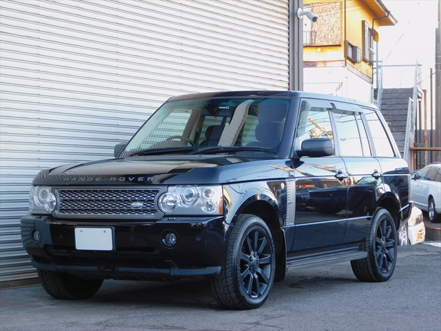 レンジローバー(ランドローバー) スーパーチャージド 4WD　黒革内装 社外ナビ Bカメラ 中古車画像