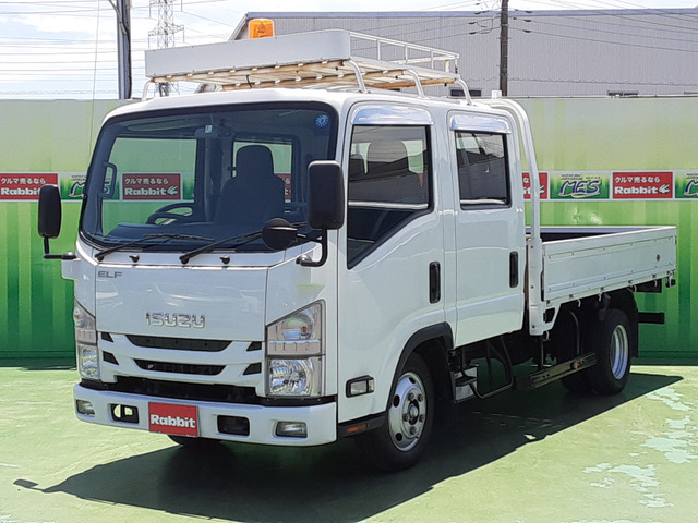 【中古】萬代屋 いすずエルフ 中古家畜運搬車 いすゞ 栃木・岩手・宮城 エルフ（2PG-NPS88AR