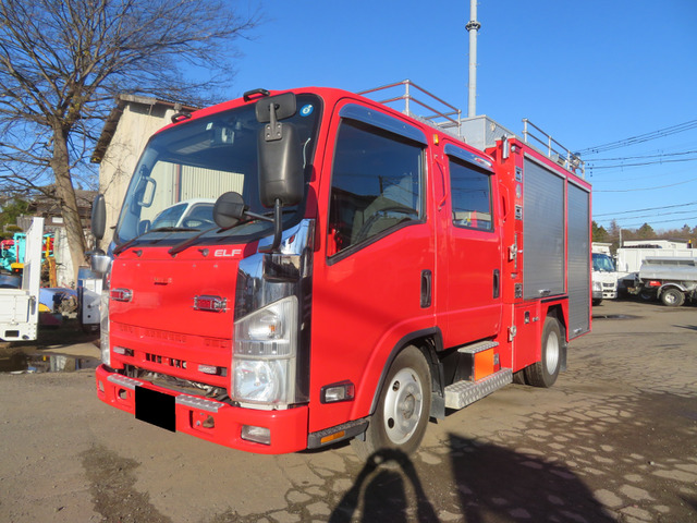 いすゞ エルフ Wキャブ モリタ製消防車 ME-5 198.0万円 平成21年(2009年) 茨城県 中古車 - 価格.com