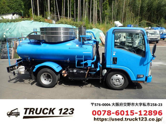 いすゞ エルフ 3.0 高床 ディーゼル 糞尿車 2.7t 東急