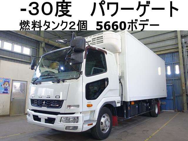 ファイター(三菱) 214番 パワーゲート1t 低温 冷蔵冷凍 -30度 東プレ 燃料タンク2個 中古車画像