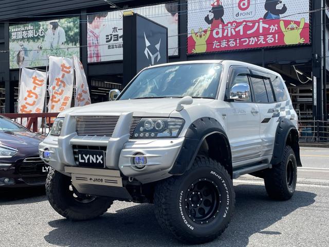 三菱 パジェロ 3.5 ロング エクシードII 4WD リフトアップ ブロックタイヤ ナビ 210.0万円 平成14年(2002年) 埼玉県 中古車  - 価格.com