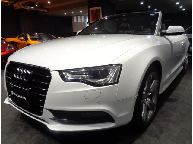 A5カブリオレ(アウディ) 2.0 TFSI クワトロ 4WD　後期モデル黒革インテリアナビTV 中古車画像