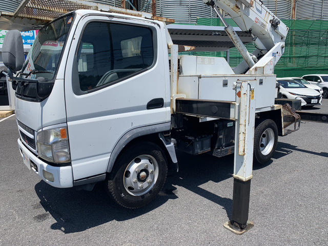 三菱 キャンター 高所作業車 アイチ製 SH15Aモデル 電工仕様 198.0万円 平成15年(2003年) 茨城県 中古車 - 価格.com