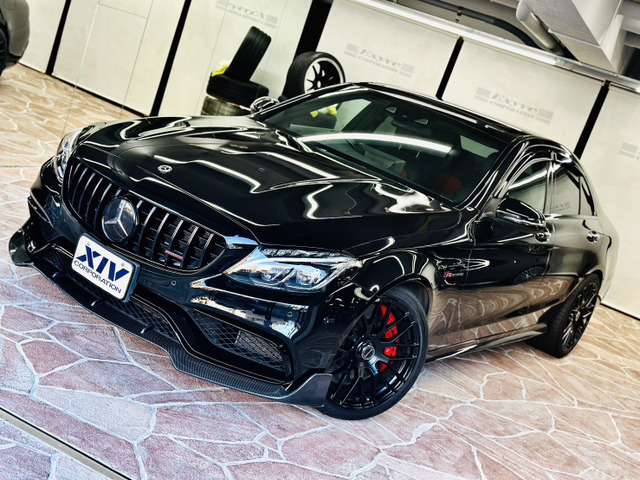 Cクラス(AMG) AMG C63 S　可変マフラー カーボンエアロ 大型ナビ 中古車画像