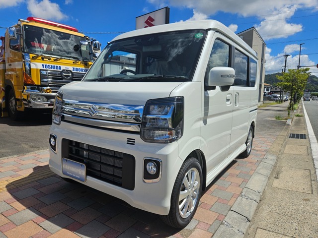 エブリイワゴン（スズキ）PZターボ ハイルーフ　届出済未使用車 衝突軽減ブレーキ 中古車画像