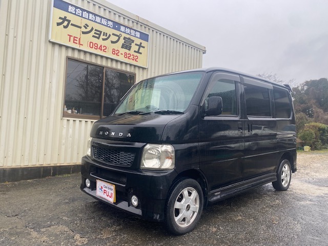 バモス(ホンダ) ターボ　社外AW ETC 両側スライドドア 中古車画像