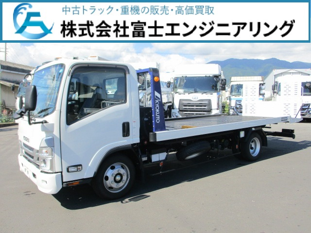 エルフ(いすゞ) 3t積載車 極東 フラトップ 中古車画像