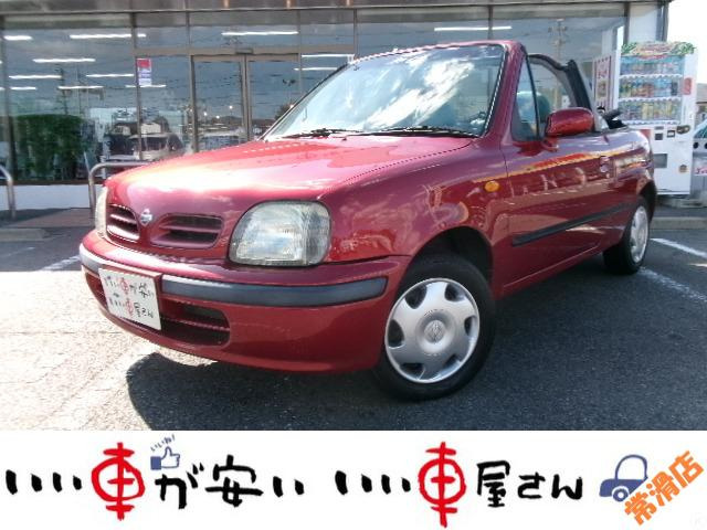 マーチカブリオレ(日産) 1.3　禁煙☆1オーナーナビ☆TV☆記録簿12枚 中古車画像