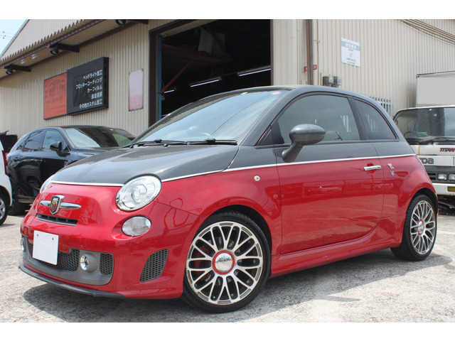 アバルト595C(フィアット) ツーリズモ　1オーナー ターボ ツートン 電動ルーフ 中古車画像