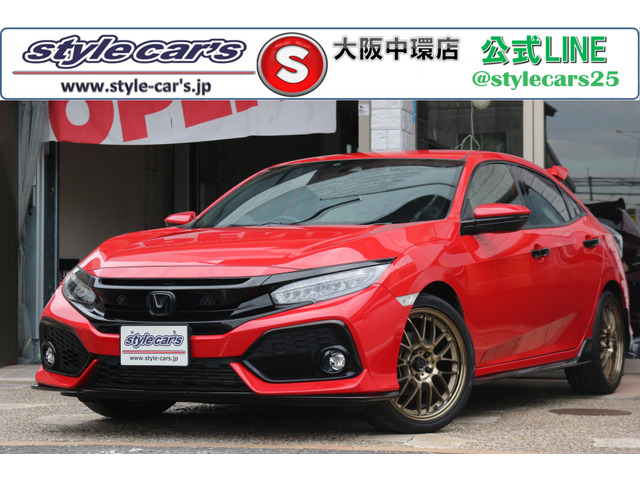 ホンダ シビック 1.5 ターボ RAYS 純OPルーフスポイラー 233.9万円 平成30年(2018年) 大阪府 中古車 - 価格.com