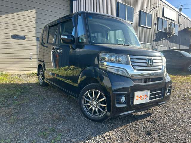 ホンダ N-BOX カスタムG 4WD 4WD ETC 社外アルミ 純正ナビ 45.0
