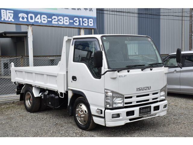 いすゞ エルフ 3.0 強化ダンプ フルフラットロー ディーゼル 3t強化