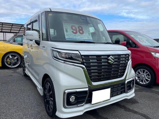 スペーシアカスタム(スズキ) ハイブリッド(HYBRID) XSターボ 4WD　フルセグテレビ クルーズコントロール 中古車画像