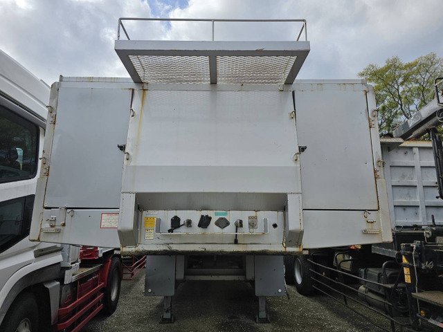 日本トレクス平床・低床アオリ付セミトレーラ