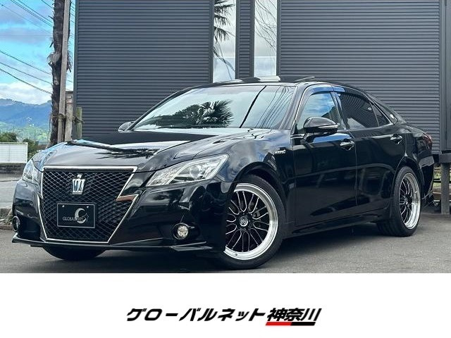 クラウンアスリート(トヨタ) ハイブリッド 2.5 S　サンルーフ 本革シート 中古車画像