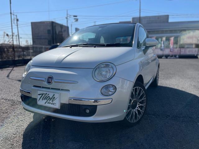 500C(フィアット) 1.4 16V ラウンジ　電動ソフトトップオープン バックカメラ 中古車画像