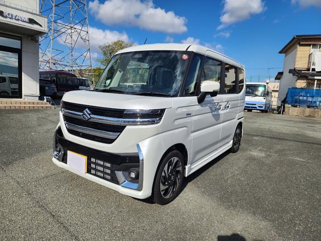 スペーシアカスタム(スズキ) ハイブリッド(HYBRID) XS　全方位モニター付9インチメモリーナビ 中古車画像