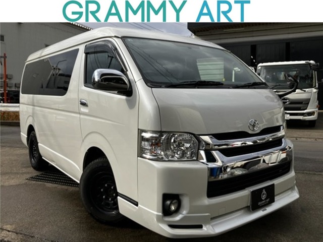ハイエース(トヨタ) 2.7 GL ロング ミドルルーフ　10人乗リアモニターLEDヘッド純正ナビ 中古車画像