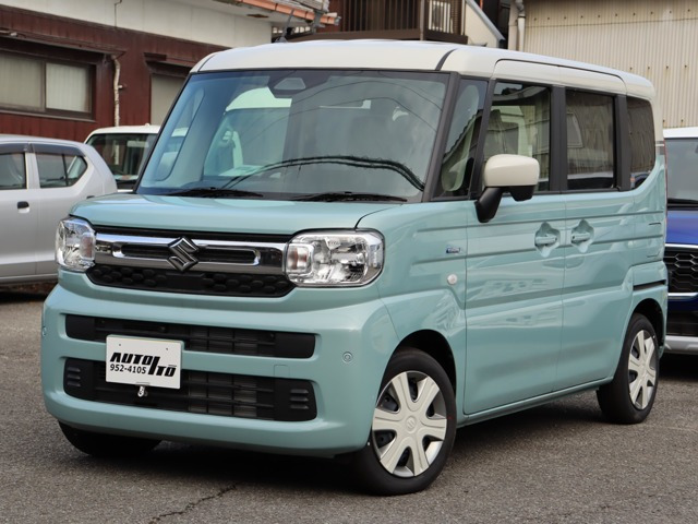 スペーシア(スズキ) ハイブリッド(HYBRID) X　届出済未使用車 衝突被害軽減ブレーキ 中古車画像