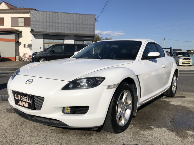 RX-8 マツダスピードウィングスポイラー色番号25D パールホワイト