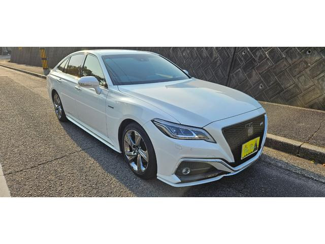 クラウン(トヨタ) ハイブリッド 2.5 RS　純正マルチ Bカメラ セーフティセンス 中古車画像