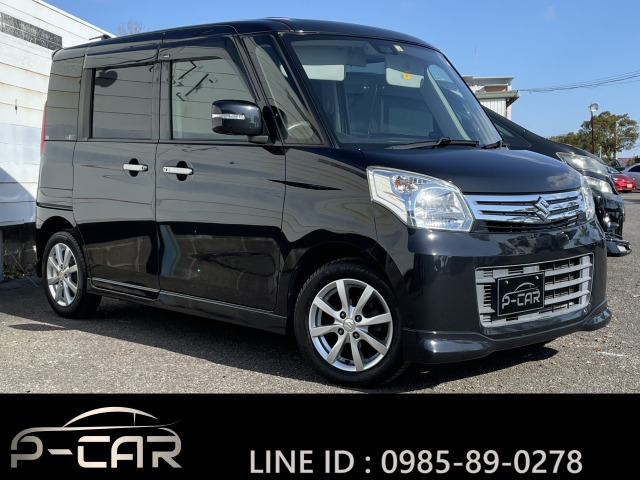 スペーシア(スズキ) X リミテッド スマートフォン連携ナビゲーション 両側電動ドア☆衝突軽減☆ナビワンセグ 中古車画像