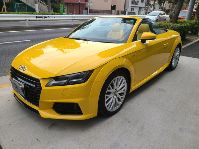 TTロードスター(アウディ) 2.0 TFSI クワトロ 4WD　SラインPKG 特注イエロー本革シート 中古車画像