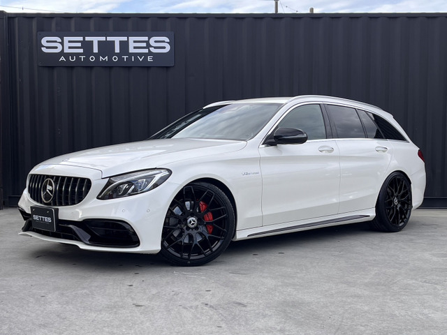 Cクラスワゴン(メルセデス・ベンツ) C200 スポーツ 本革仕様　C63仕様 ローダウン 鍛造20インチ 中古車画像