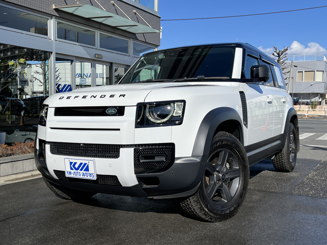 旧ディフェンダー/Defenderアルミホイール18インチ一本 バリ溝 美品】ランドローバー ディフェンダー 純正 18in 8J +