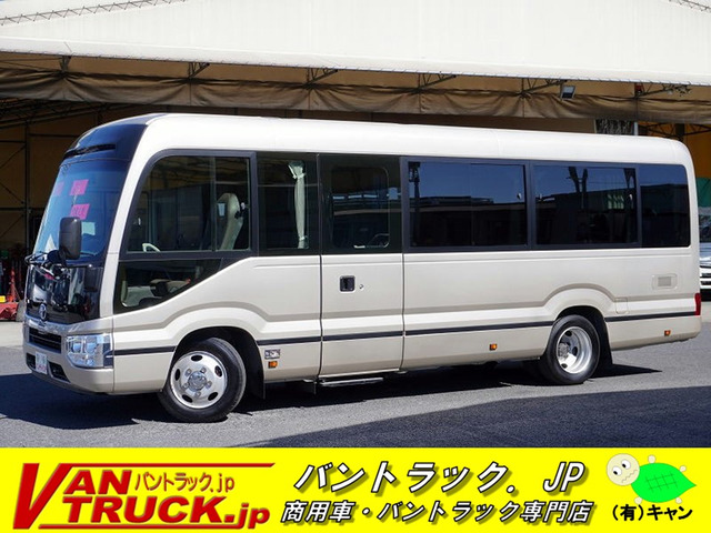 コースター(トヨタ) EX ロング　28人乗 自動ドア オートステップ AT 中古車画像