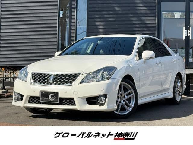 クラウンアスリート(トヨタ) 3.5 G　サンルーフ 本革シート メーカー純正ナビ 中古車画像