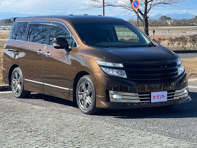 エルグランド2.5 ライダー 黒本革シート