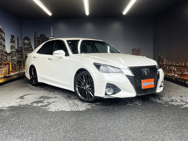 クラウンアスリート(トヨタ) 2.0 G-T　後期型 黒本革 純正ナビ レーダークルー 中古車画像