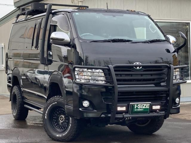 ハイエースバン(トヨタ) 3.0 スーパーGL ロング ディーゼル 4WD　3型 4インチリフトアップ ESSEXオーバーフェンダー 中古車画像