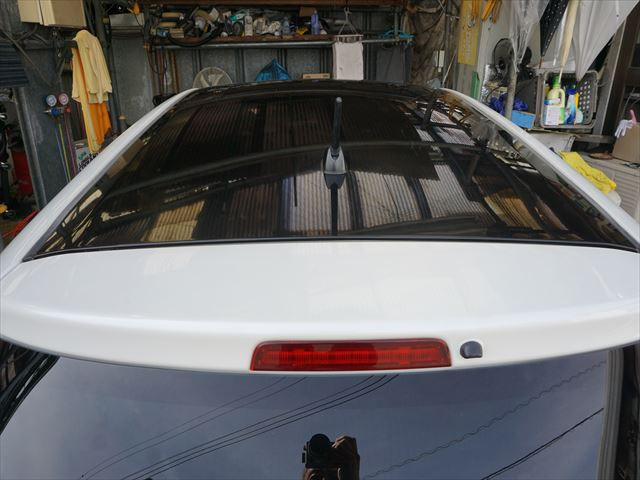 TRDルーフブラック塗装