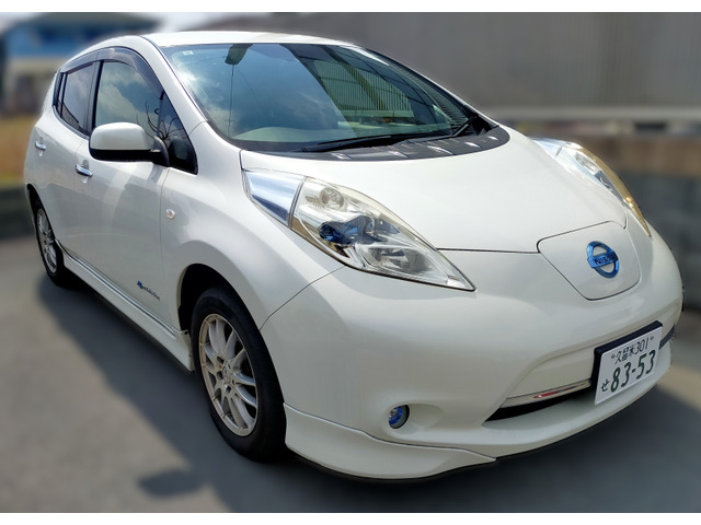 日産 リーフ Leaf 白 平成24年式 EV 電気自動車 中古 福岡