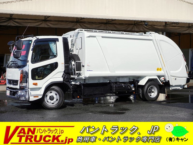ファイター(三菱) 塵芥車　プレス式 10.2立米 新明和 連続動作 中古車画像