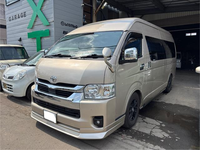 ハイエース(トヨタ) 2.7 グランドキャビン ファインテックツアラー 4WD　ALPINE10インチナビ 中古車画像
