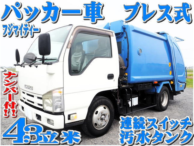 エルフ(いすゞ) 塵芥車　フジマイティー プレス式 パッカー車 中古車画像