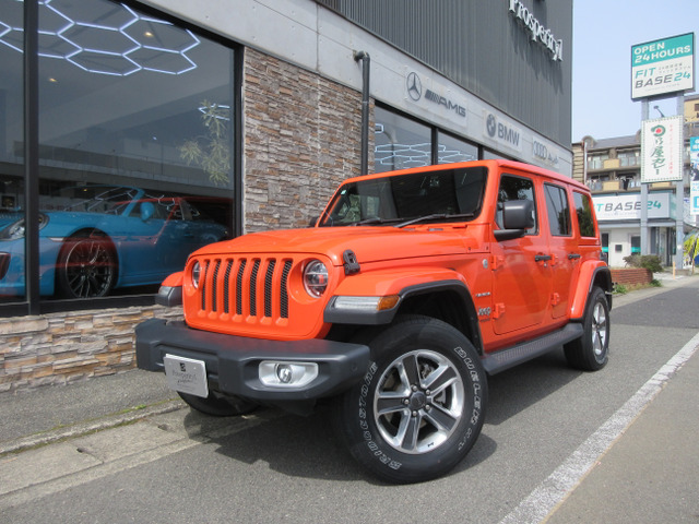 ラングラー(ジープ) アンリミテッド サハラ 2.0L スカイワンタッチパワートップ 4WD　D車 1オーナー 禁煙 中古車画像