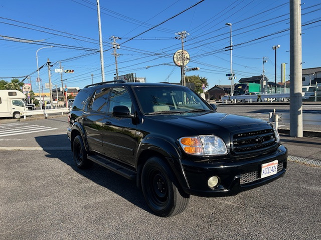 セコイア(トヨタ) リミテッド 4.7 V8　FJ純正ホイール・革・8人乗・2002年 中古車画像