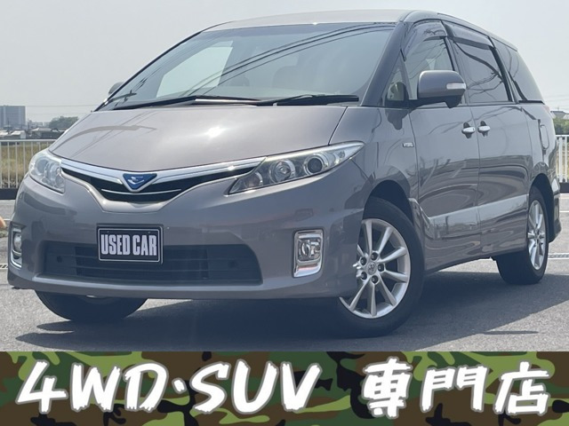 エスティマハイブリッド(トヨタ) 2.4 X 4WD　ナビ TV BT 後席モニター 片側パワスラ ETC 中古車画像