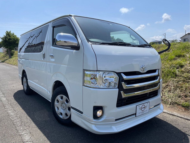ハイエースバン(トヨタ) 3.0 スーパーGL ロング ディーゼル　ナビ バックカメラ LED エアロ 中古車画像