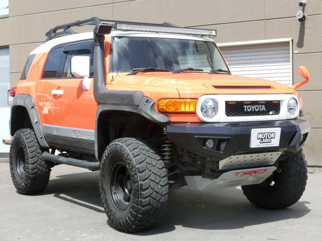 FJクルーザー(トヨタ) 4.0 カラーパッケージ 4WD　5インチアップ ルーフキャリア ドラレコ 中古車画像