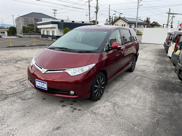 エスティマ(トヨタ) 2.4 G 4WD　アルパイン9インチナビ・TV・Bカメラ 中古車画像