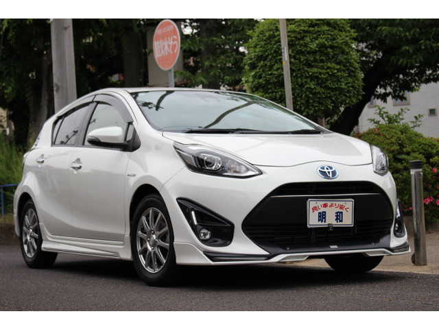 アクア(トヨタ) 1.5 S スタイルブラック　後期型仕様・TRDエアロ!! 中古車画像